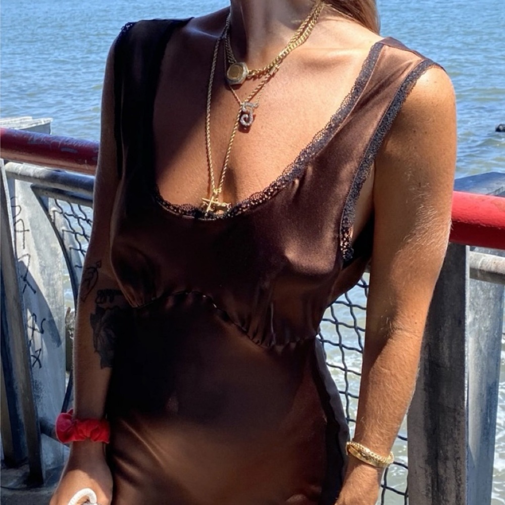 SILK Cherry St. Slip Dress - Picture 10 of 12